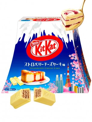Mini Kit Kats Cheesecake | Monte Fuji | Special Souvenir | 9 Unidades