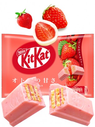 Mini Kit Kat Japonés de Fresa | 10 Unidades