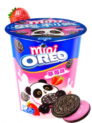 Mini Oreo Cup de Crema de Fresa | Edición Panda 55 grs.