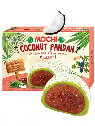 Mochis de Crema de Azuki Coco y Pandan | Bamboo House 180 grs.