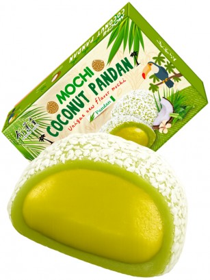 Mochis de Crema de Coco y Pandan | Bamboo House 180 grs.
