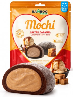 Mochis Daifuku de Cacao con Caramelo Salado | Sin Gluten 105g.