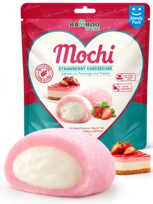 Mochis Daifuku de Cheesecake de Fresa | Sin Gluten 105g