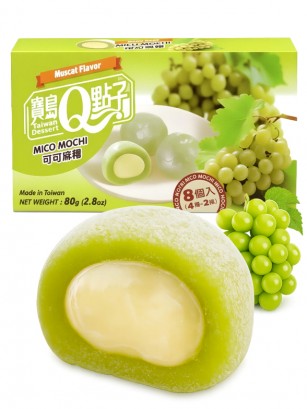 Mini Mochis de Uva Festiva | Cacao Mico Mochi 8 Uds.
