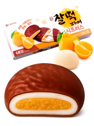 Mochis Coreanos de Cítricos y Chocolate | Lotte 180g.
