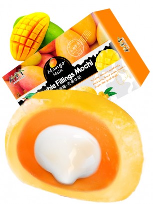 Mochis Doble Relleno Mango y Leche | Farm House 180g.