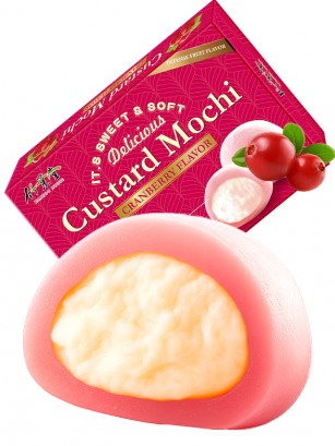 Mochis de Arándanos Rojos relleno de Natilla | Bakery House 180g.