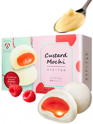 Mochis de Natilla Sabor Arándano Rojo | Tokimeki 168 grs.