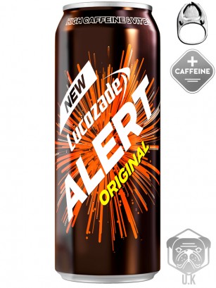 Bebida Energética Lucozade Alert | + Cafeína | Fórmula Original 500 ml.
