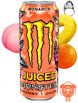 Bebida Energética Monster Juiced Monarch U.K 500 ml.
