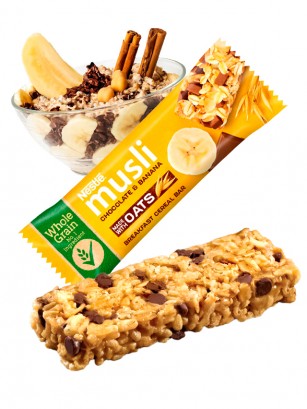 Barrita de Muesli con Chocolate & Banana 35 grs.