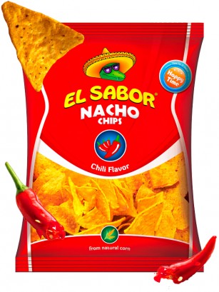 Nachos Sabor Chili Mexicano 100 grs.