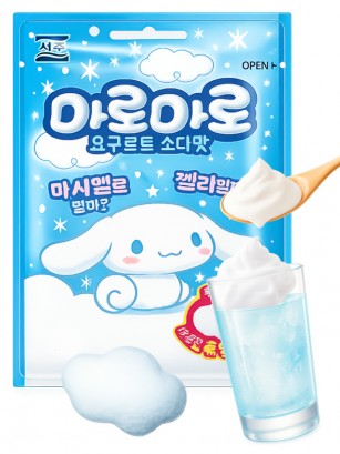Chuches Coreanas Esponjosas de Ramune de Yogur | Cinnamonroll 40g.
