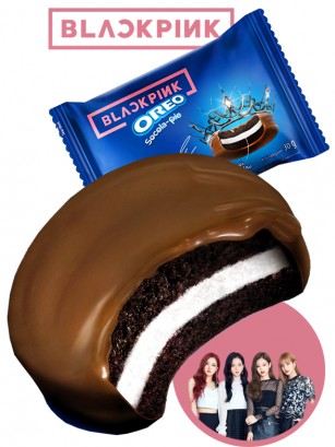 Pastelito Oreo Bañado con Chocolate con Leche | Edición Signature BlackPink 30 grs.