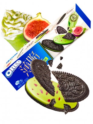 Oreo Coreanas Thin Sabor Té Matcha e Higo 95 grs.