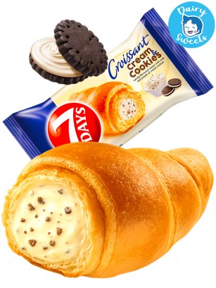 Cruasán de Crema de Cookies & Cream | Max | Dairy Sweets Mondelez 92g.