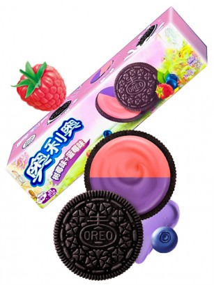 Oreo Doble Sabor de Frambuesa y Arándanos. Nuevo Diseño.