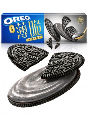 Oreo Thin de Sésamo Negro | Sin Azúcar 62g.