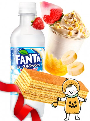 DUO Fanta Ichigo Milk & Pastelito Banana | Waiting x Halloween