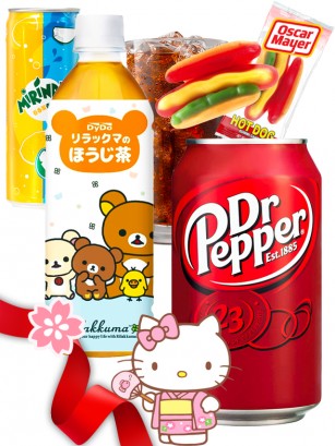 TRIO Mets Coco & Rilakkuma & Dr Pepper & Hot Dog | Gift Sakura
