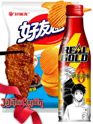 DUO PERFECTO Jujutsu Kaisen Drink & Chips Yakiniku | Gift Red
