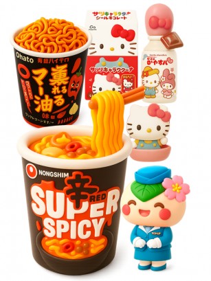 Ramen Menu Hello Kitty Bebida TOY | Oulet Menu GO Seul Tokyo!