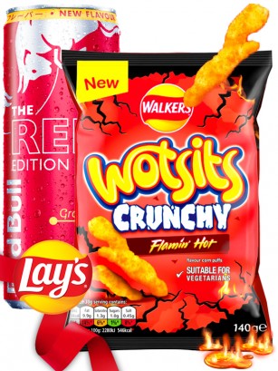 DUO PERFECTO Estilo Cheetos Flamin HOT & Red Bull | Outlet Surprise