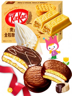 TRIO Kit Kat Cookie & Choco Pies Golden | Spring Gift