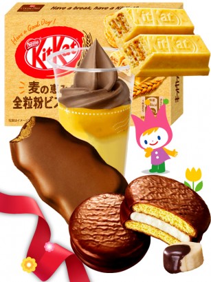TRIO Kit Kat Cookie & Choco Pie Reeses | Spring Gift