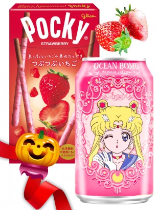 DUO PERFECTO Pocky Ichigo & Sailor Moon Drink | Wainting Halloween