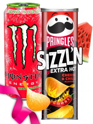 DUO Pringles HOT Chili & Monster Watermelon | Todos de Vuelta