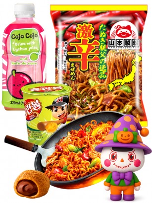 Menu Yakisoba Tanuki Halloween Outlet Event
