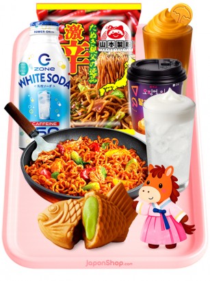 Menu Yakisoba Tanuki | Outlet | Hello Lucky Year of the Horse