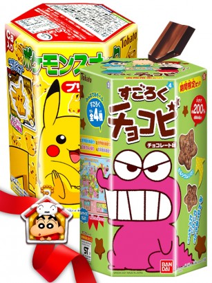 DUO BATALLA Shin Chan & Pokemon Pudding | Gift