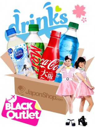 Big Super Black Bebidas Caja Sorpresa | Outlet Travel To Japan