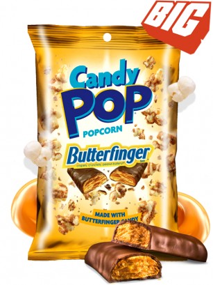 Palomitas con Chocolatina Crema de Cacahuete Buttherfinger | JUMBO 149 grs.