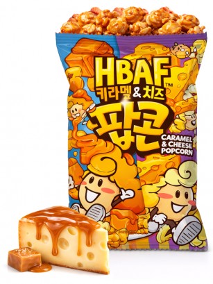 Palomitas Coreanas de Maíz Sabores Caramelo y Queso | HBAF 80g.