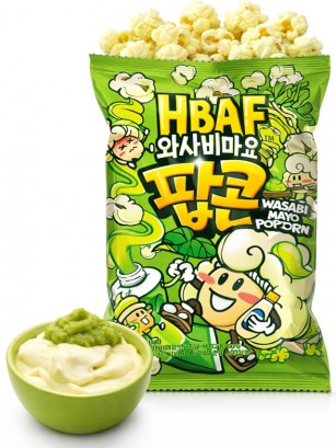 Palomitas Coreanas de Maíz Sabor Mayonesa Wasabi | HBAF 80g.