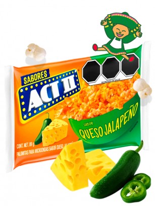 Palomitas Para Microondas Sabor Queso Jalapeño 89 grs.