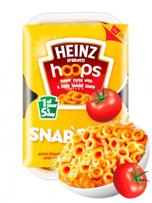 Pasta con Tomate | con Forma Donuts | Hoops Heinz | 2 Raciones
