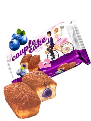 Bizcochitos rellenos de Crema de Arándanos | Couple Cakes 60 grs.