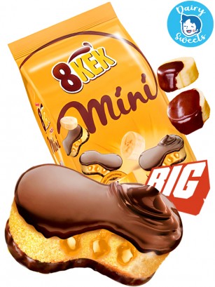 Mini Doble Cupcakes de Choco Banana y Dobles Cremas | Dairy Sweets 162 grs.