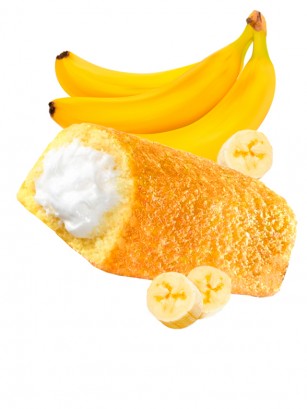 Pastel Twinkie con relleno de Crema de Banana | Unidad