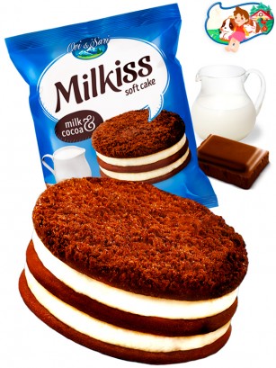 Pastelito Milkiss de Cacao y Nata 42 grs.