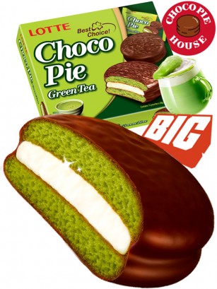 Choco Pie Coreano de Matcha y Nube Cremosa | Family Box 12