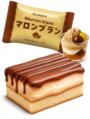 Pastelito de Tarta de Mont Blanc | Marron Blanc | Pocket