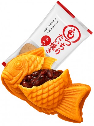 Pasteles Taiyakis de Azuki | 2 Unidades | Sabor Suave 70 grs.