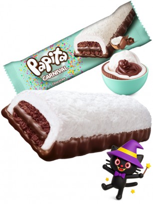 Bizcocho Carnival de Chocolate con Marshmallow y Coco 36g.
