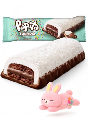 Bizcocho Carnival de Chocolate con Marshmallow y Coco | Dulce Pascua 36g.