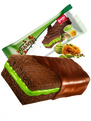 Pastelito Dubai de Pistacho 65g.